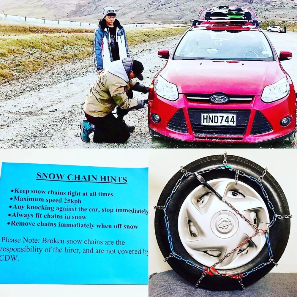 Beginner’s guide to driving in snowy conditions: how to install snow chains, key safety tips for New Zealand car rentals